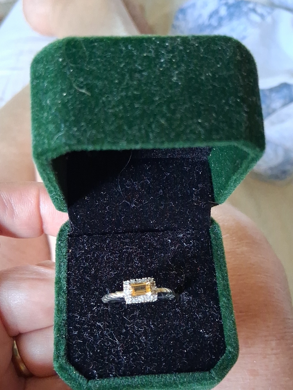 Gold 10 Karat Citrine Ring 7